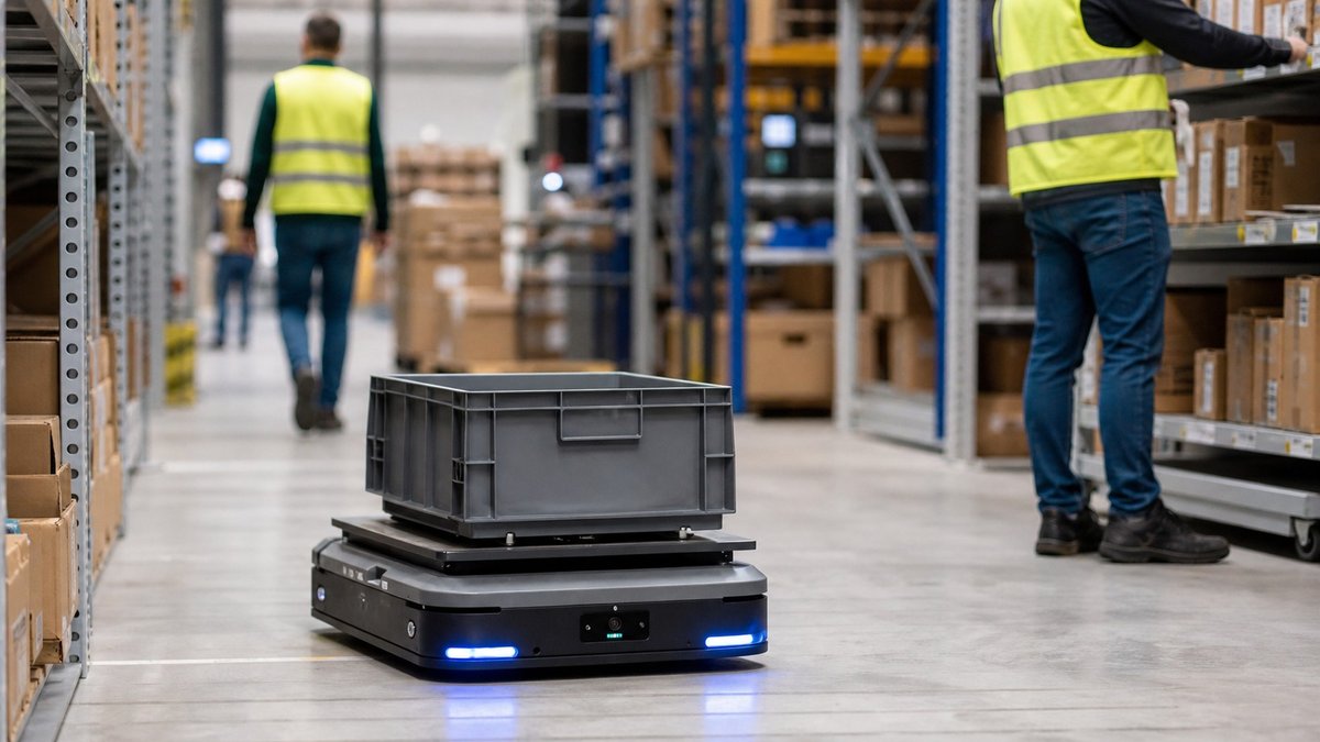 Amazon leva IA aos armazens com robo Proteus que entende comandos de voz