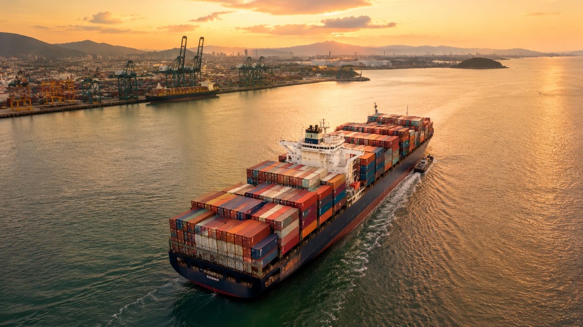 Porto brasileiro — exportações de soja e cobre