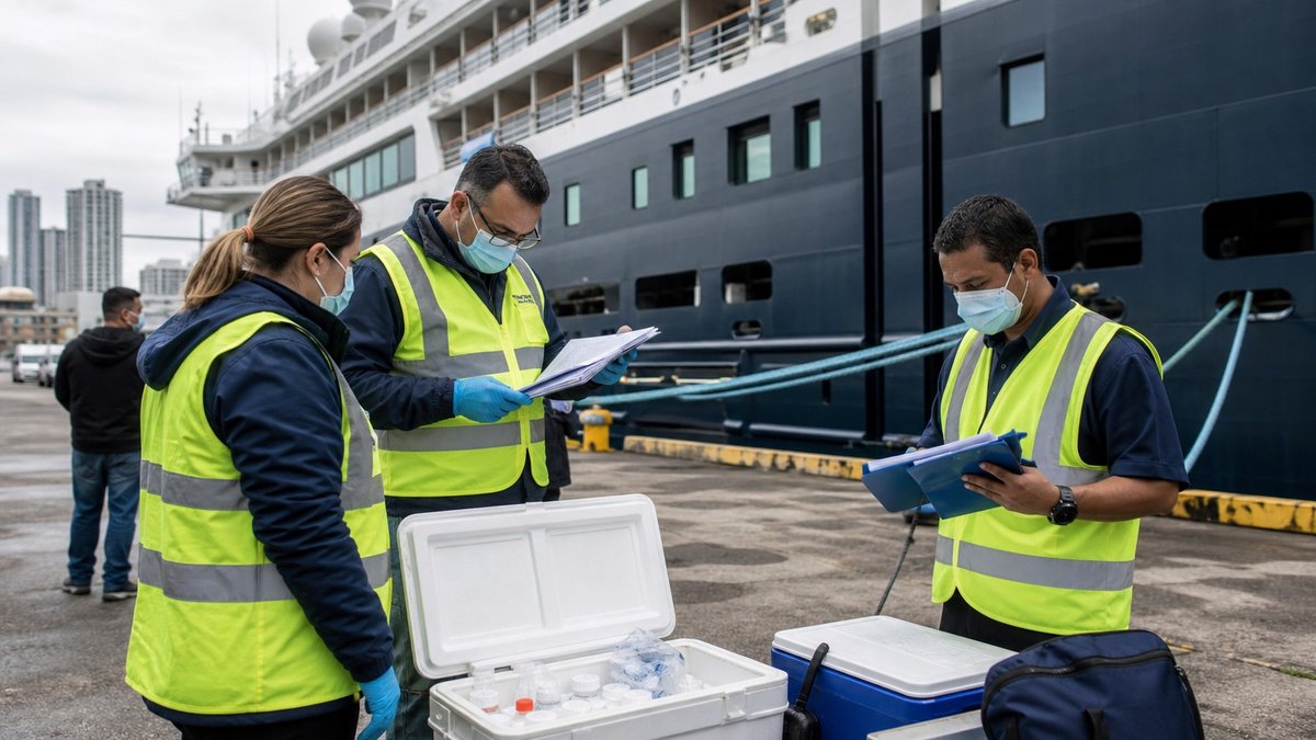 Hantavirus em navio vira teste real para vigilância global de saúde