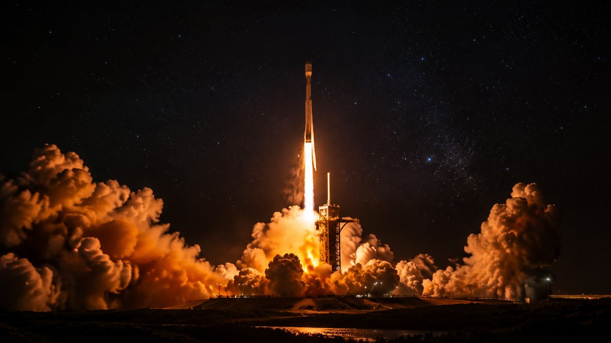 Foguete SpaceX decolando — IPO Nasdaq 2026