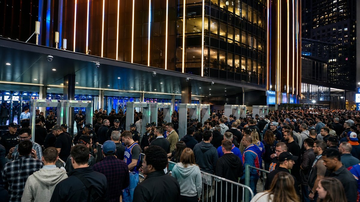 Trump no Jogo 3 das Finais da NBA força segurança reforçada no MSG